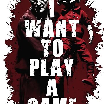 SAW X Tobin Bell as John Kramer movie graphic design poster Essential  T-Shirt for Sale by ironpalette