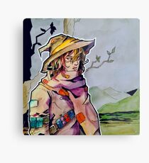 Wizard Aizawa- Watercolour Metal Print
