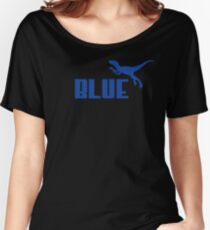 Blue Women's Relaxed Fit T-Shirt
