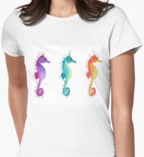 Seahorses Fitted T-Shirt