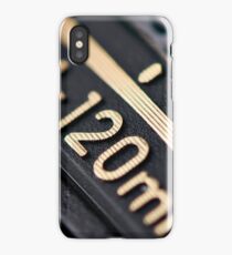 Modern zoom photo camera lens iPhone Case/Skin