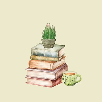 Vintage Book Sticker for Sale by Sara Store