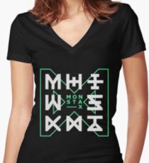 Monsta X - The Code Women's Fitted V-Neck T-Shirt