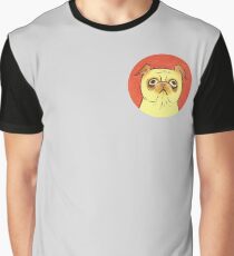 Colored Pencil Pug Graphic T-Shirt