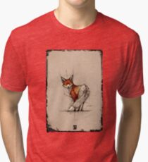 fox sketch frame psdelux Tri-blend T-Shirt