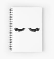 eye lash Spiral Notebook