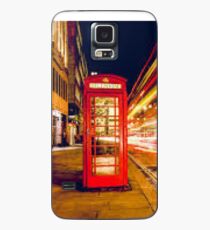 London red telephone box Case/Skin for Samsung Galaxy