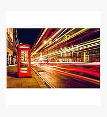 London red telephone box Photographic Print