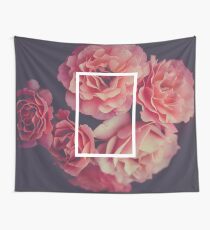 Das Blumenrechteck von 1975 Wandbehang