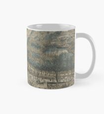 Taza Mapa pictórico vintage de Central Park, 5th Avenue y 59th Street (1886)