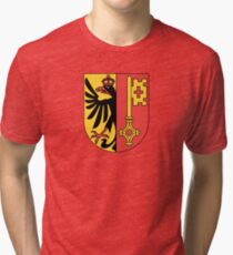 Coat of Arms of Geneva Canton Tri-blend T-Shirt