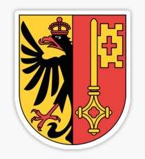 Coat of Arms of Geneva Canton Sticker