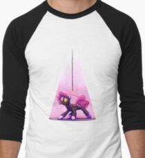 Pink Spy (White) Men's Baseball ¾ T-Shirt
