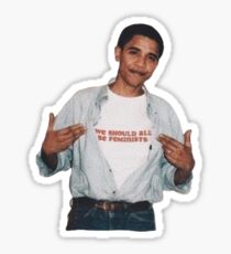 Young Obama - Feminist Sticker