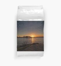 Sunset at Hagley's Landing Duvet Cover