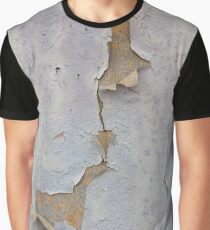 a wall showing its laughlines Graphic T-Shirt