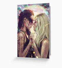 Soft Summer Kisses Greeting Card