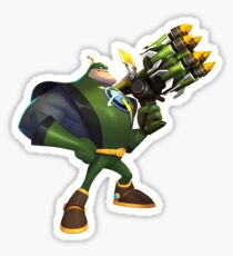 Captain Qwark Sticker