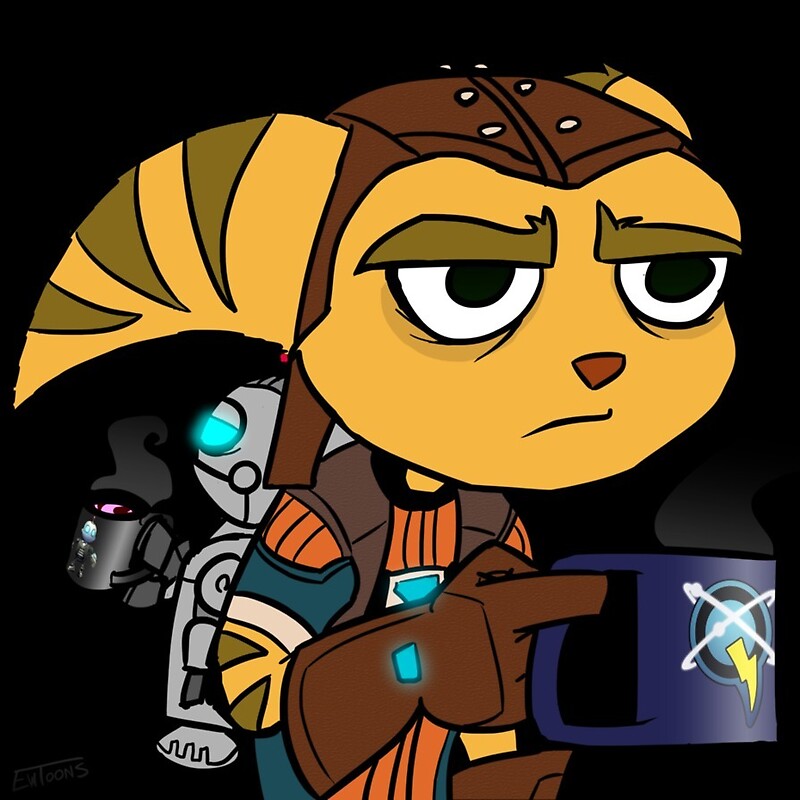 Ratchet And Clank Coffee By Stonabrotha Redbubble