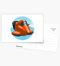 Red Speedboat Postcards