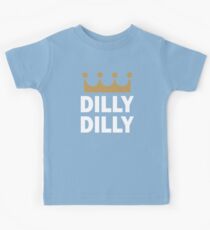 KC Dilly Dilly Tri-Blend Königsblau Hemd - Kansas City Dilly Dilly Königsblau Shirt Kinder T-Shirt