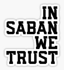 Pegatina En Saban confiamos