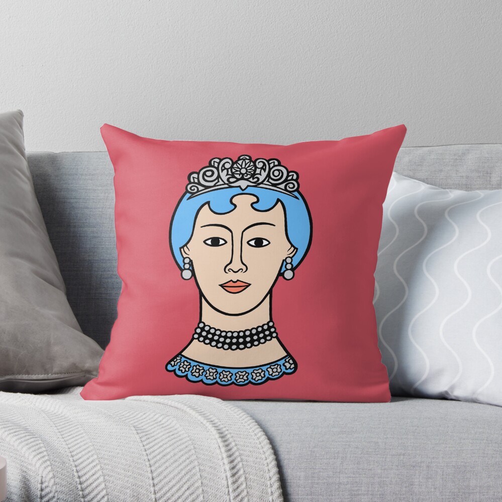 A lady of sorts Throw Pillow