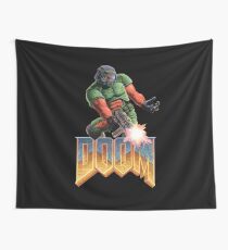 DOOM SPACE MARINE (V2) Wall Tapestry