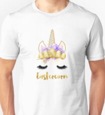 Eastercorn Einhorn Ostern Slim Fit T-Shirt