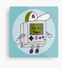Happy Gameboy Metal Print