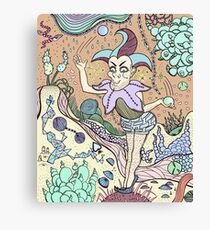The Wacky Joker Canvas Print