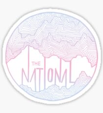 The National line art Sticker