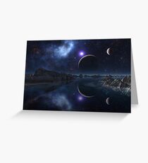 The Sun and the Moon and the Stars Greeting Card