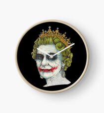 TV VILLAINS Clock