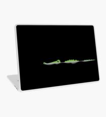 Cartoon Swimming Gator Laptop Skin