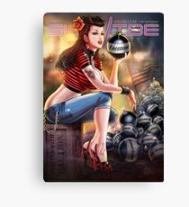 SheVibe Bomb Girl Cover Art Canvas Print