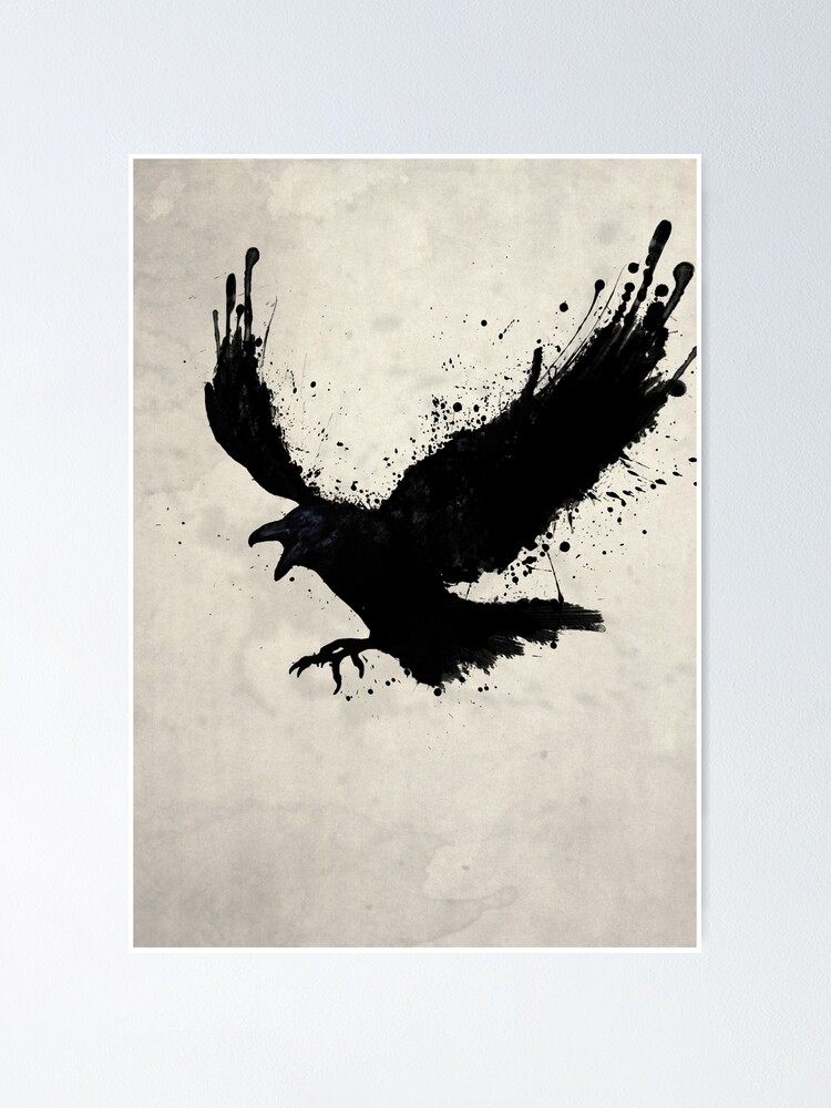 Alternate view of Raven Poster