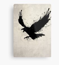 Raven Metal Print