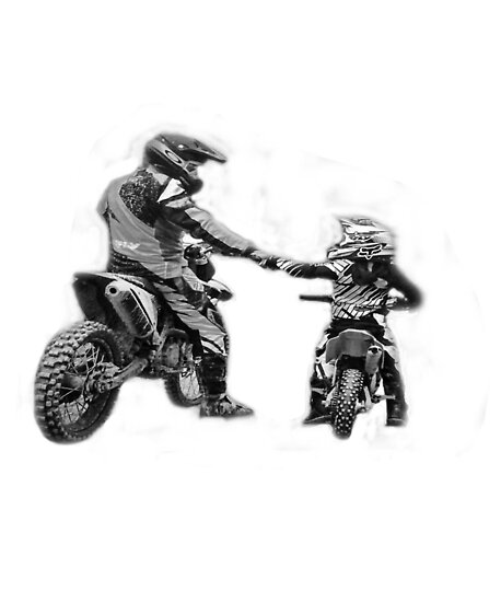 "Dad and son riding partners for life t shirts - motocross ...
