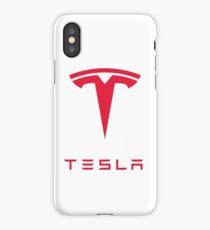 Tesla Motors Inc Logo iPhone Case/Skin