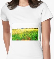 Wheat Field Women's Fitted T-Shirt