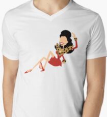 Das Kindermädchen T-Shirt mit V-Ausschnitt für Männer