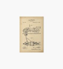 1881 Patent hand car railway trolley history invention Art Board