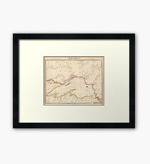 Vintage Map of Lake Superior (1832) Framed Print