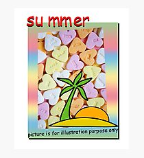 summer - picture is for illustration purpose only Photographic Print