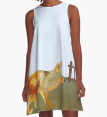 The Fox and the Vineyard A-Line Dress