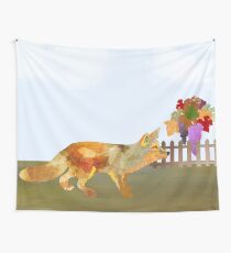 The Fox and the Vineyard Wall Tapestry