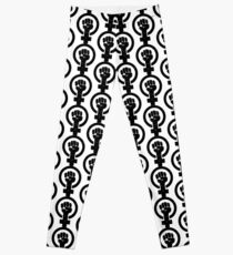 Feminist Raised Fist - Distressed Leggings