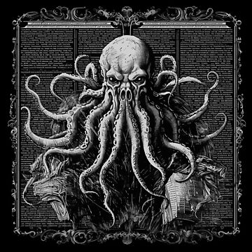 Tapis de bureau Kraken Octopus Monster Horror extra large tapis de souris  tapis