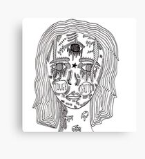 Tough times portrait Canvas Print
